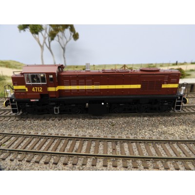 TrainOrama, 47 Class Locomotive, HO Scale; 4712 - Indian Red